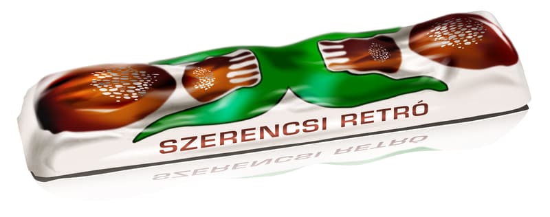Szerencsi Retro - mogyorókrémmel töltött tejcsokoládé