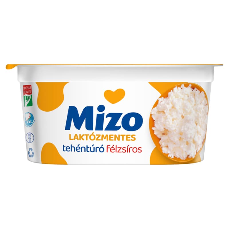 Mizo Laktózmentes félzsíros tehéntúró