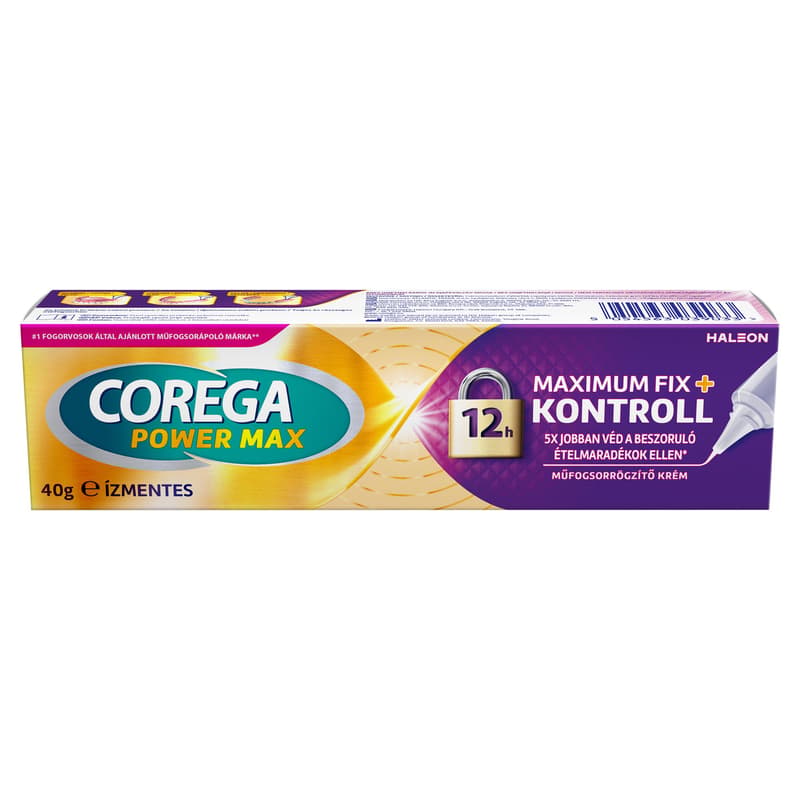 Corega Max Control denture fixative cream