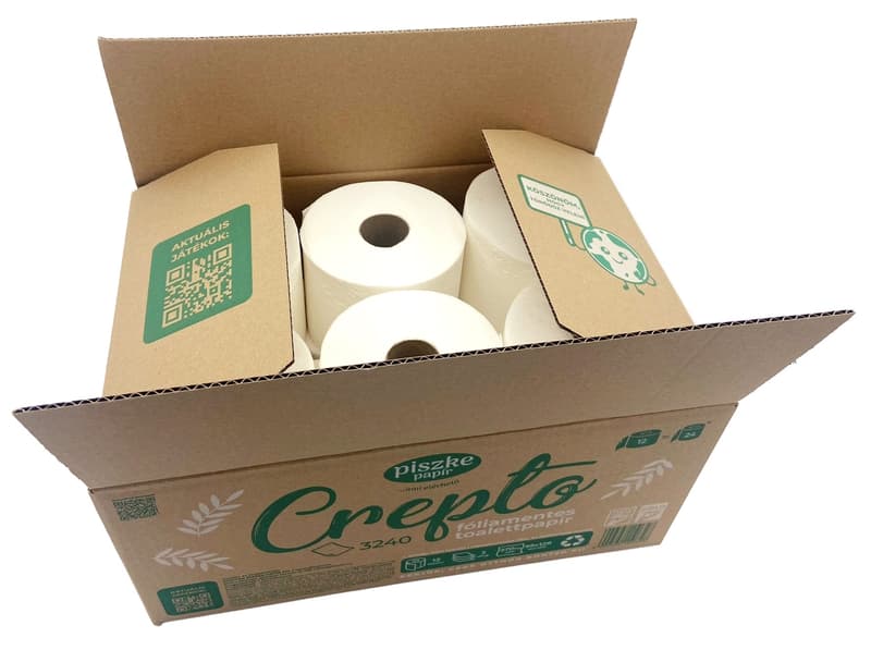 Crepto 3240 boxed 3-ply toilet paper