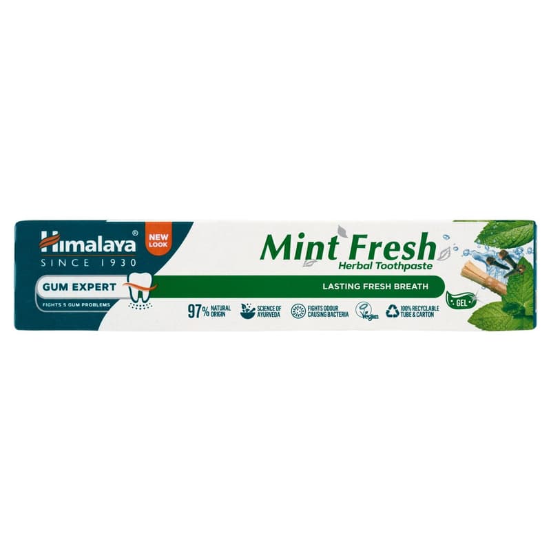 Himalaya Mint Fresh refreshing, mint herbal toothpaste gel