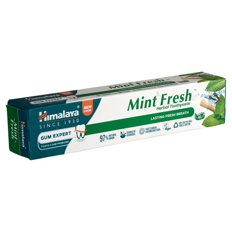 Himalaya Mint Fresh refreshing, mint herbal toothpaste gel