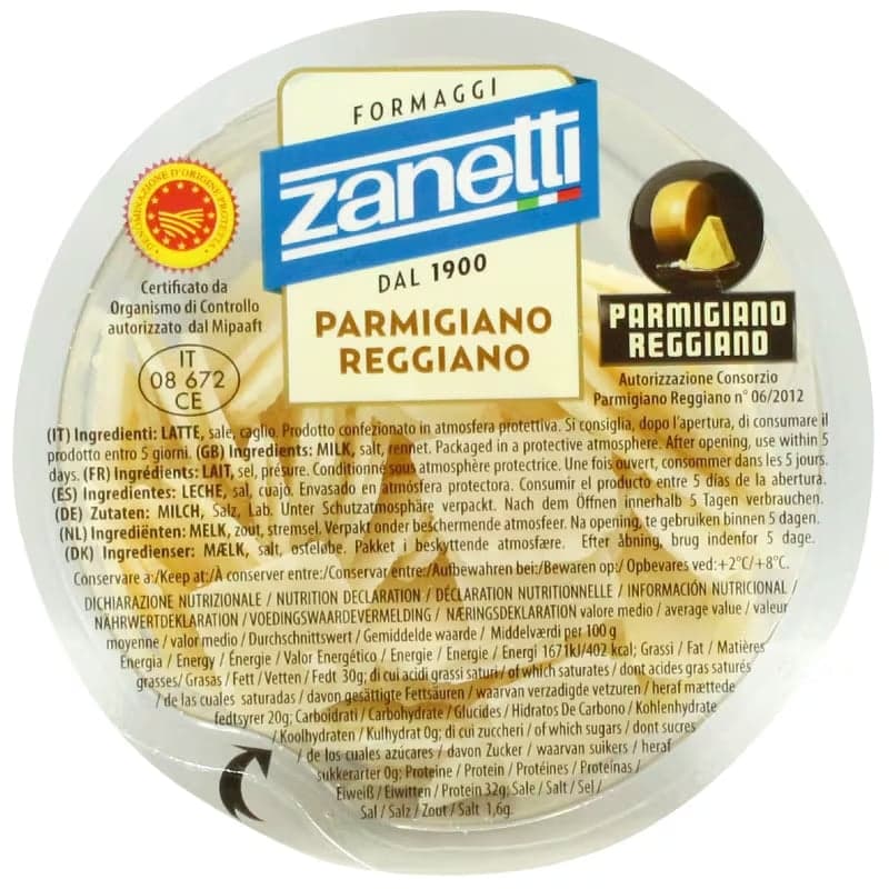Zanetti Parmiggiano Reggiano Cheese Sliver