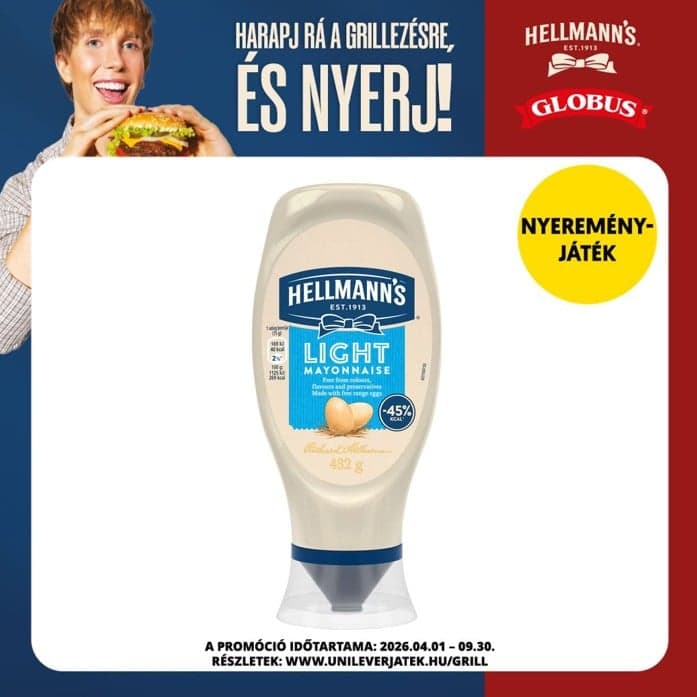 Hellmann's Light bottled mayonnaise