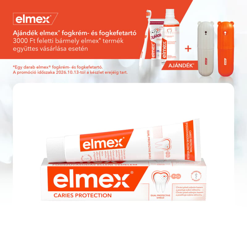 elmex Caries Protection anti-caries toothpaste with amine fluoride
