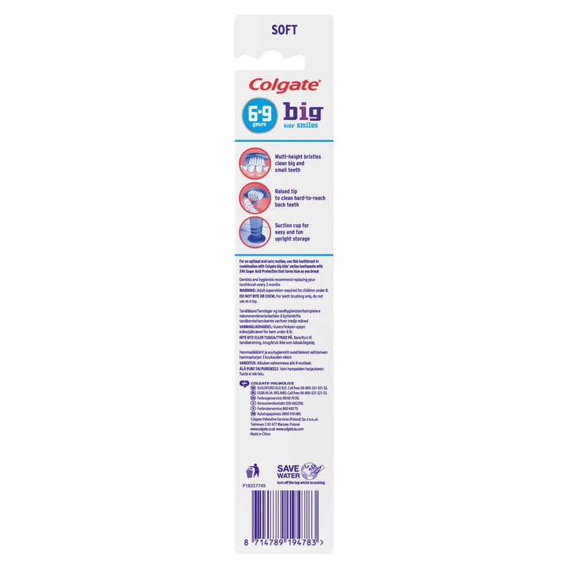 Colgate Minions soft toothbrush for ages 6 and up