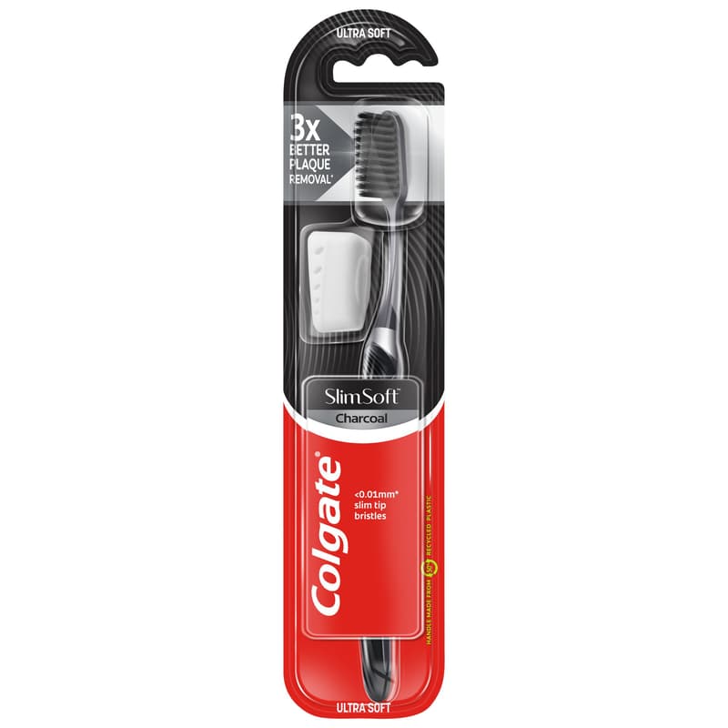 Colgate Slim Soft Charcoal soft toothbrush