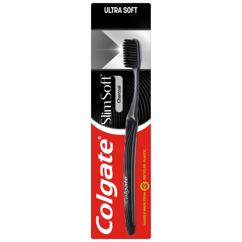 Colgate Slim Soft Charcoal soft toothbrush
