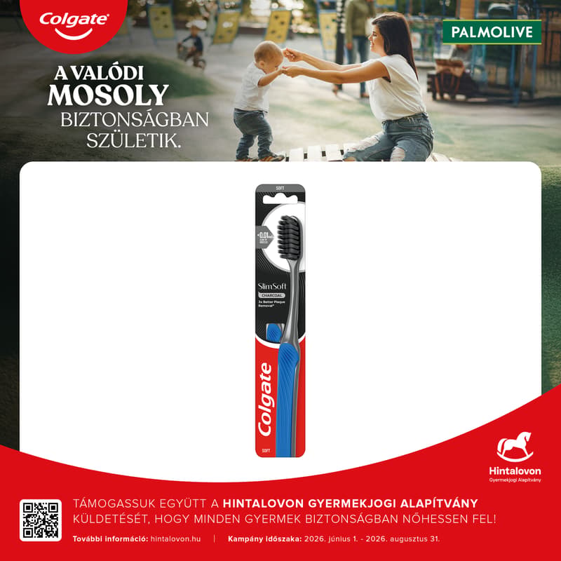 Colgate Slim Soft Charcoal soft toothbrush