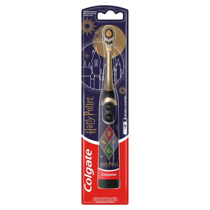 Colgate Batman electric toothbrush with extra soft bristles