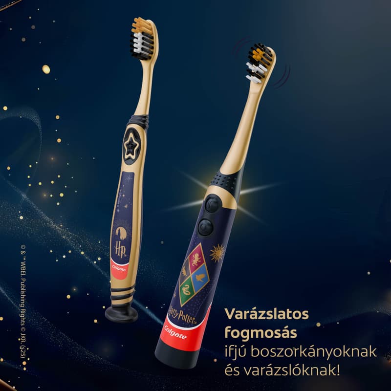 Colgate Batman electric toothbrush with extra soft bristles
