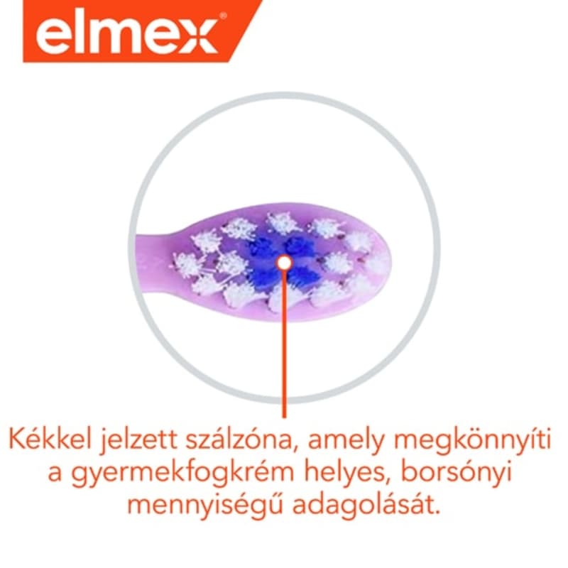 elmex gyakorló gyermek lágy fogkefe és fogkrém 0-3 éves gyerekeknek
