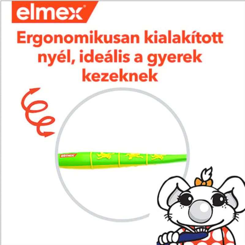 elmex Kids toothbrush for children 3-6 years old soft