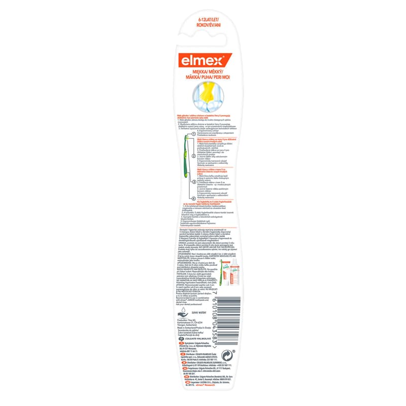 Elmex Junior soft toothbrush for 6-12 year olds