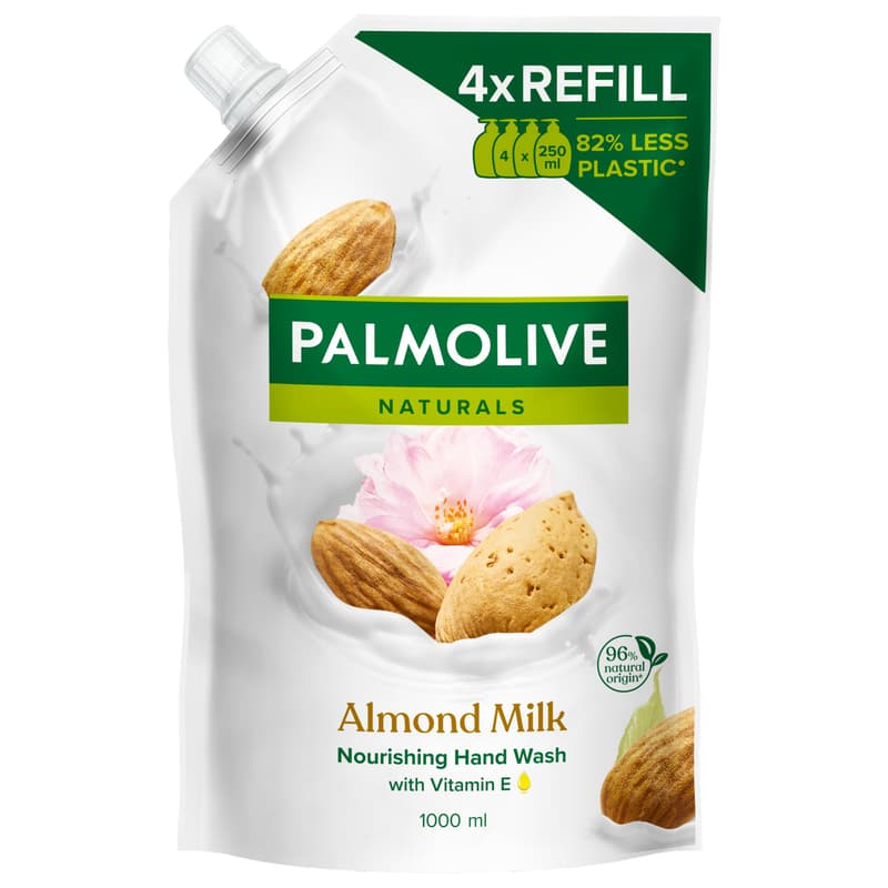 Palmolive Naturals Milk & Almond liquid soap refill