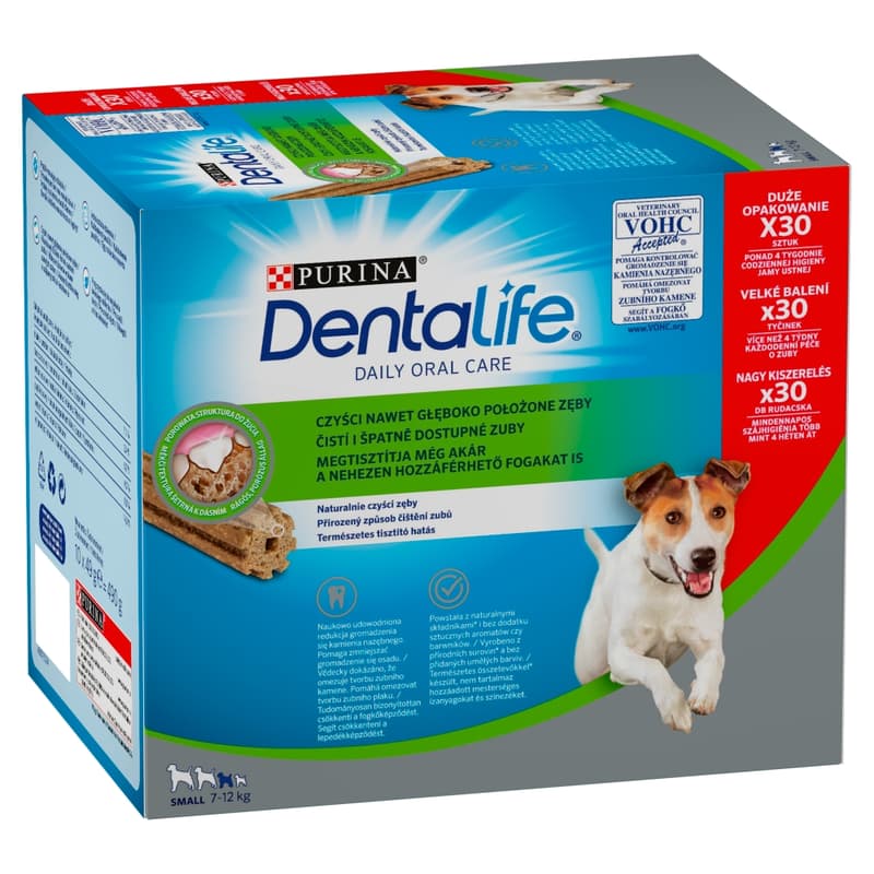 Dentalife Jutalomfalat kistestű kutyák részére - multipack (10 x 49g)
