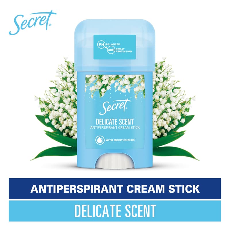 Secret Delicate Women's Deodorant Cream Stick