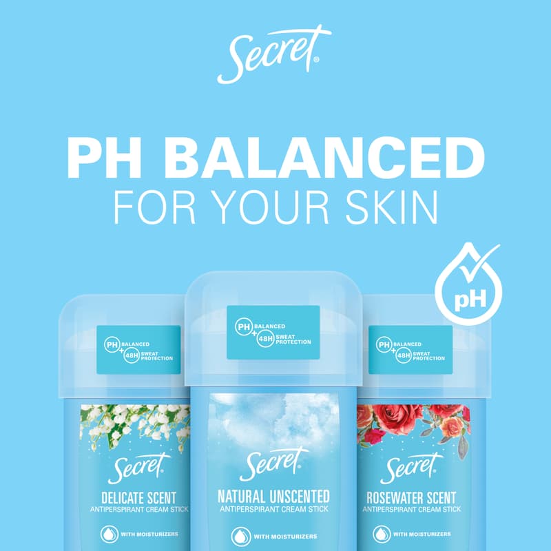 Secret Delicate Women's Deodorant Cream Stick