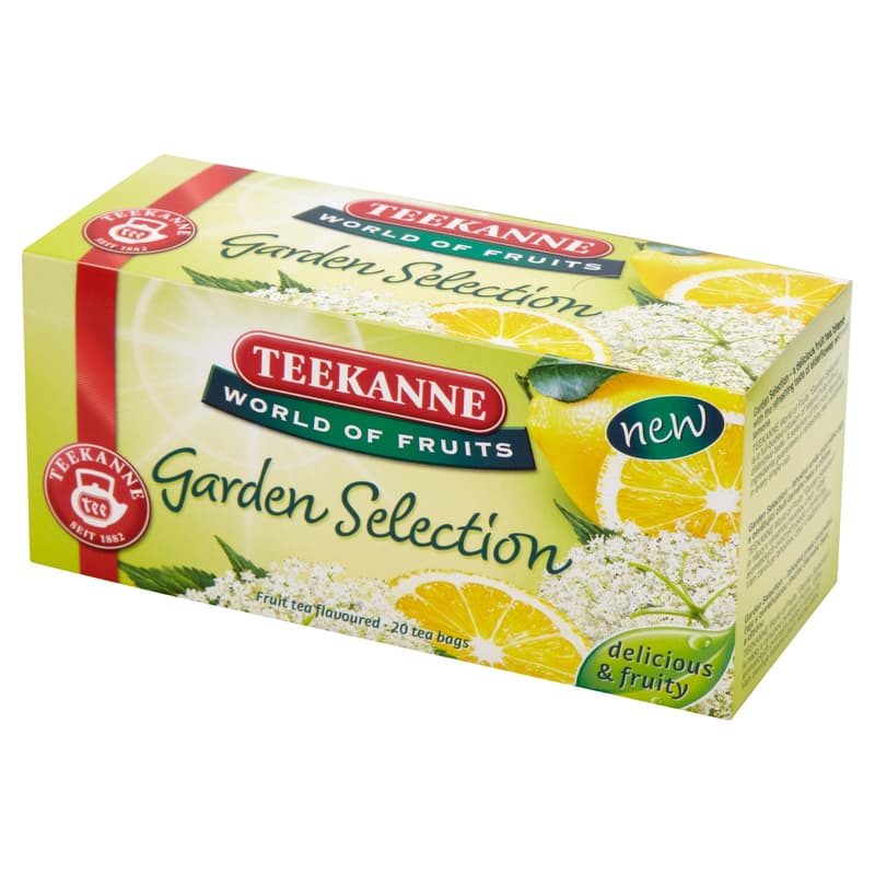 Teekanne World of Fruits Garden Selection bodza- és citromízű gyümölcstea keverék 20 filter