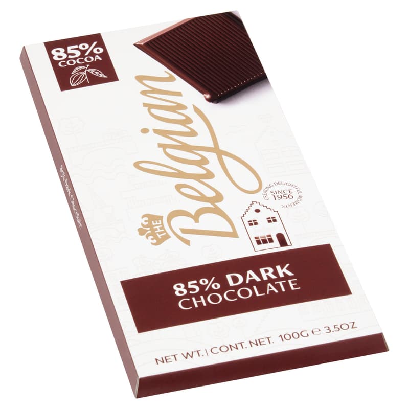 Belgian 85% Cacao dark chocolate