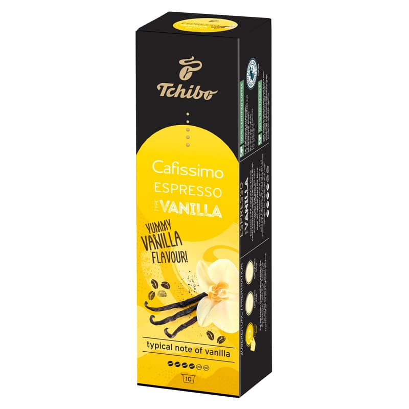 Tchibo Cafissimo Espresso Vanilla kávékapszula vanília ízesítéssel