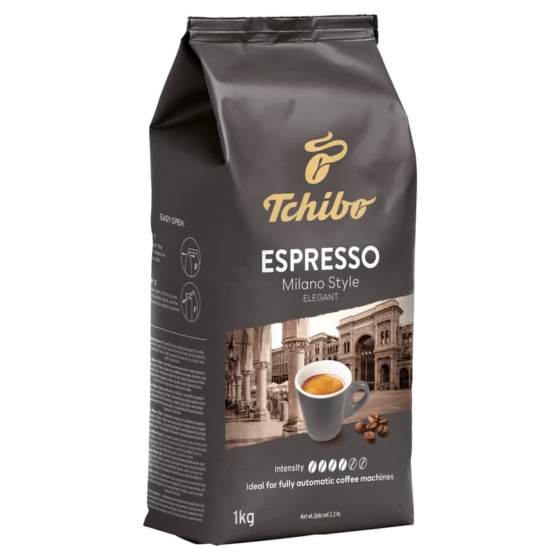 Tchibo Espresso Milano Style szemes, pörkölt kávé