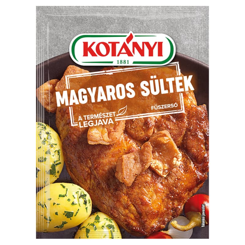 Hungarian fried spices salt