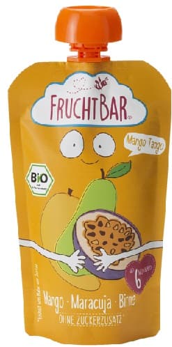 FRUCHTBAR BIO Tango mango, körte, maraquja 6 hónapos kortól