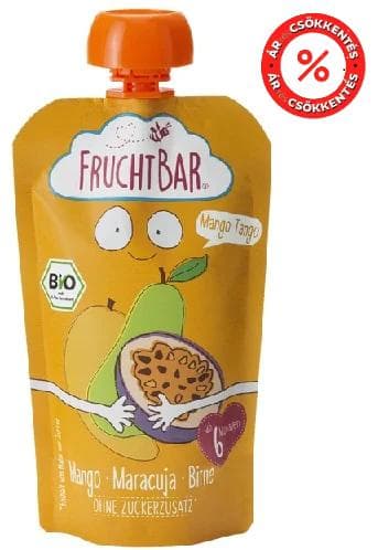 FRUCHTBAR BIO Tango mango, körte, maraquja 6 hónapos kortól
