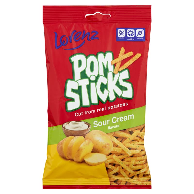 Lorenz Pomsticks burgonya pálcikák tejfölös ízesítéssel