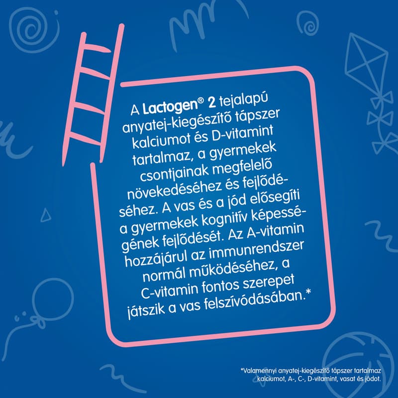 Lactogen 2 tejalapú anyatej-kiegészítő tápszer 6 hónapos kortól