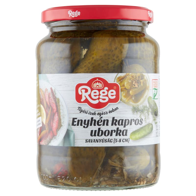 Rege Slightly dill pickled cucumber (5-8 cm)