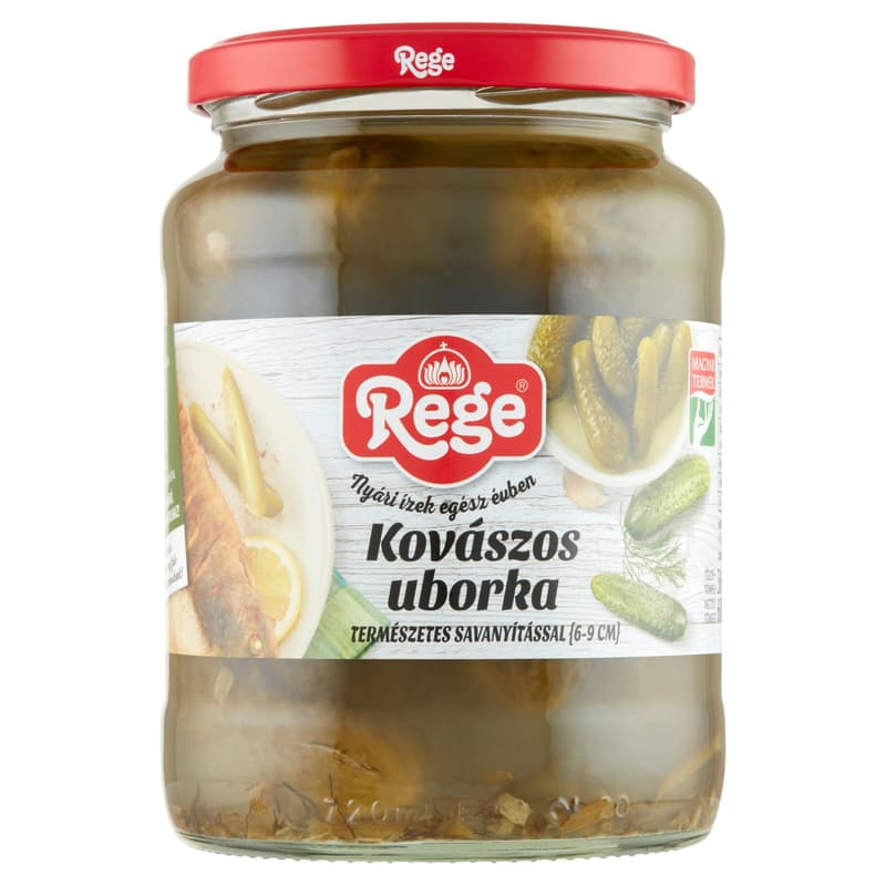 Rege Pickled cucumber with natural pickling (6-9 cm)