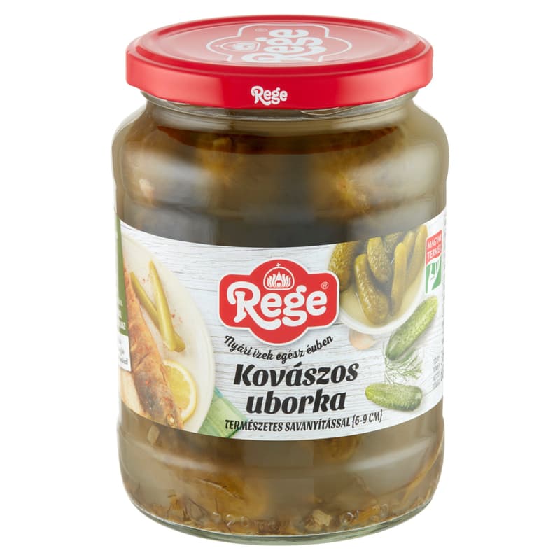 Rege Pickled cucumber with natural pickling (6-9 cm)
