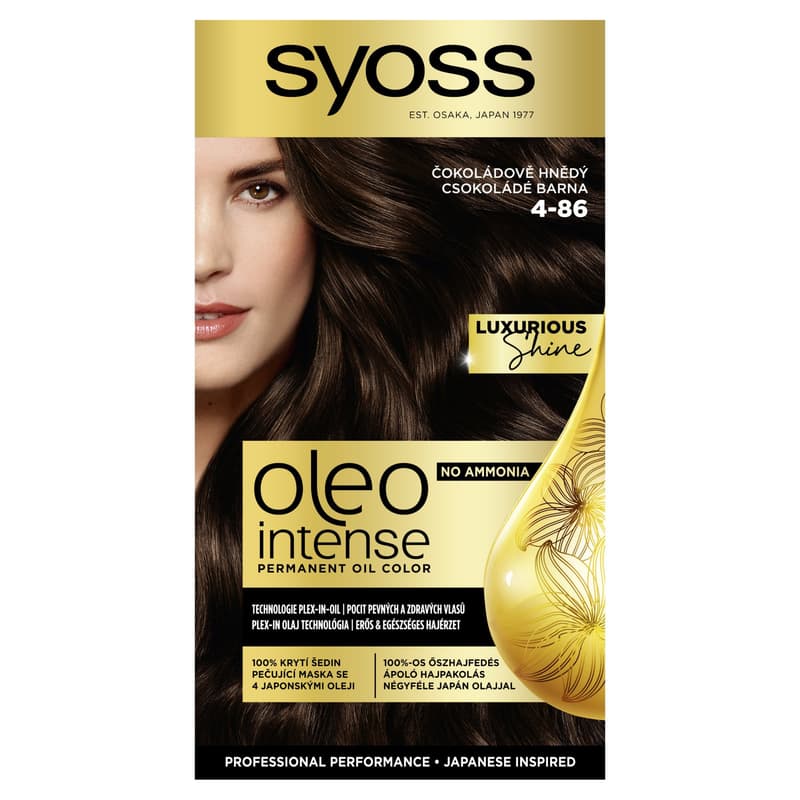 Syoss Color Oleo Intense Oil Hair Dye 4-86 Chocolate Brown