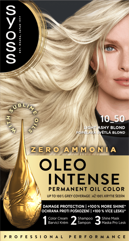 Syoss Color Oleo intenzív olaj hajfesték 10-50 hamvas szőke
