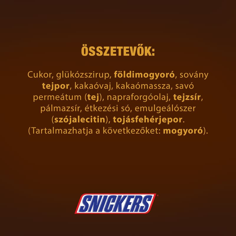 Snickers milk chocolate