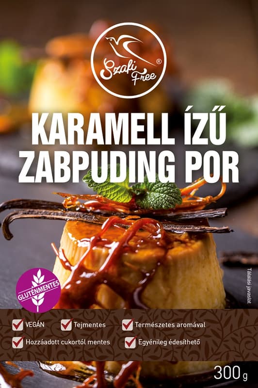 Szafi Free karamell ízű zabpuding por (gluténmentes)