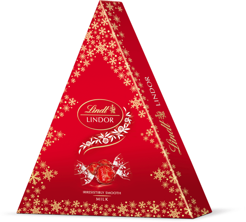 Lindt Lindor Karácsonyfa Tejcsokoládé