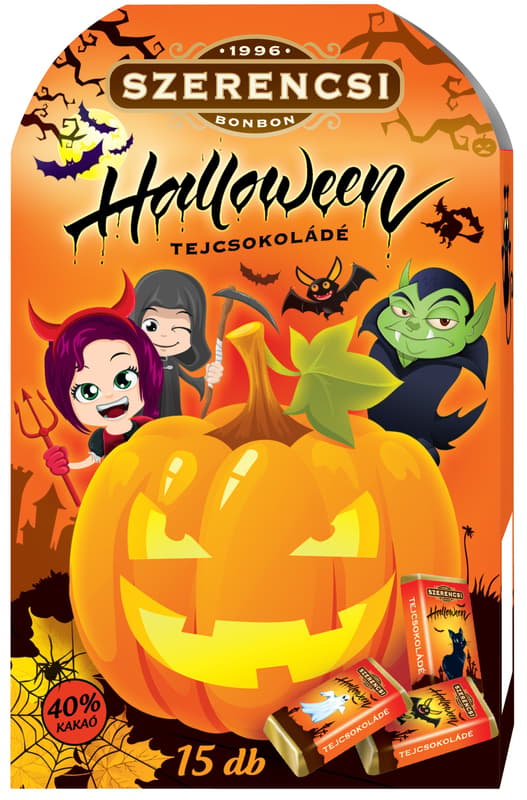 Szerencsi Halloween doboz - Tejcsokoládé