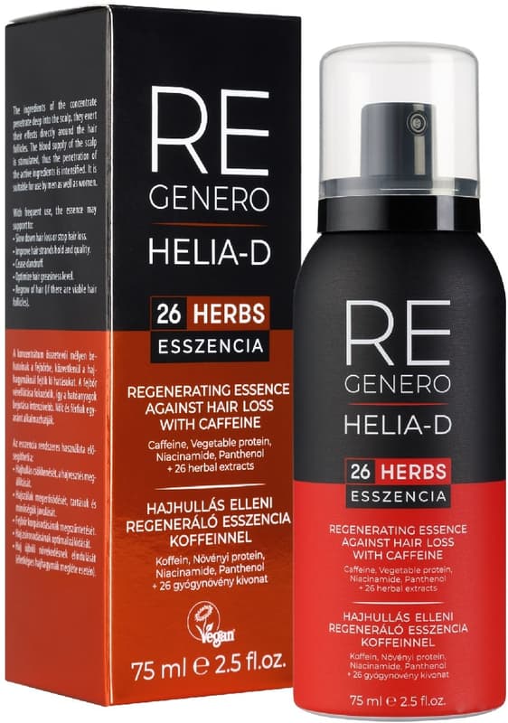 Helia-D Regenero hajhullás elleni esszencia koffeinnel