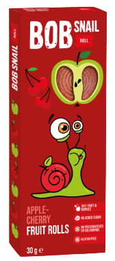 Bob-Snail Apple-sour cherry rolls