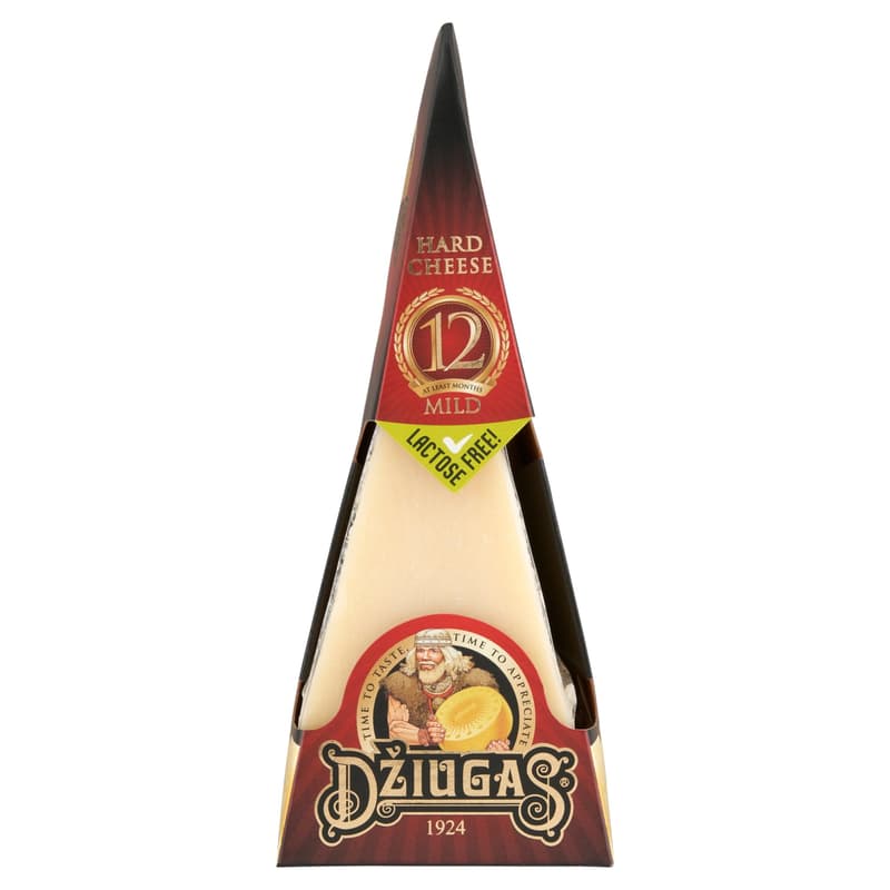 Dziugas Mild Lactosefree Hard Cheese (Matured for 12 Months)