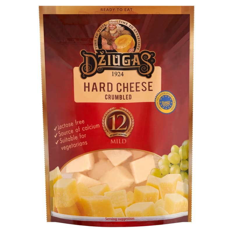 Dziugas Mild Lactosefree Hard Cheese Block (Matured for 12 Months)