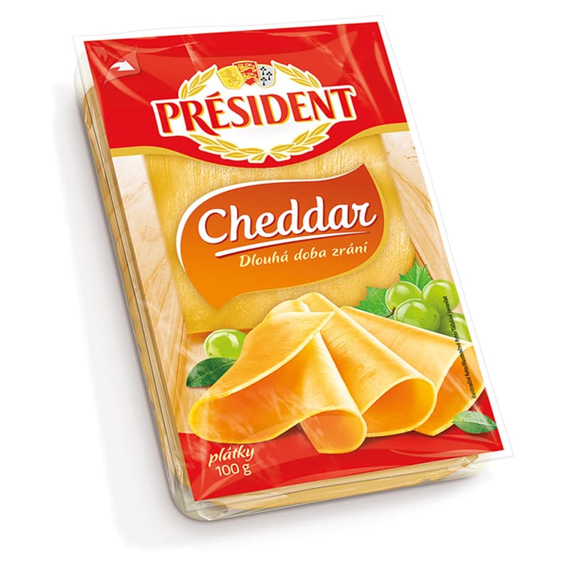 Président Cheddar Sliced Cheese