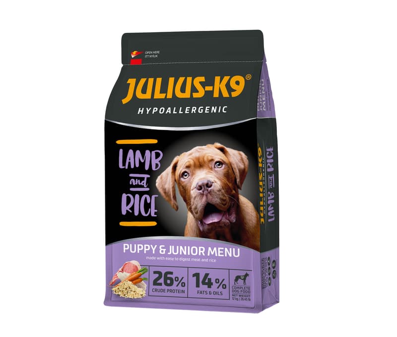 Julius-K9 HighPremium Puppy&Junior Hypoallergenic Lamb&Rice