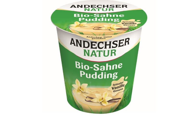 Andechser Organic Vanilla Pudding 10%