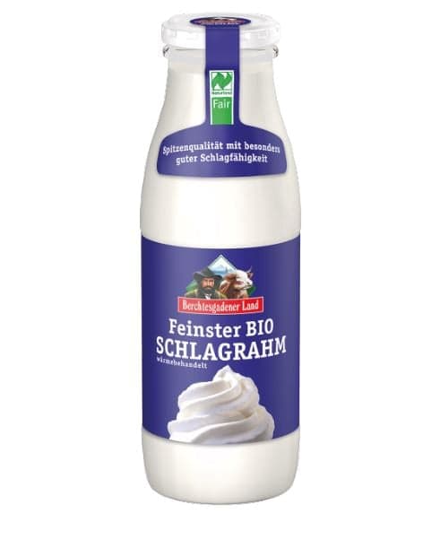 Bio Alpenmilch Cream in Glass 32%