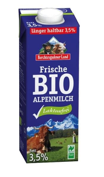Bio Alpenmilch Lactosefree Milk 3,5%