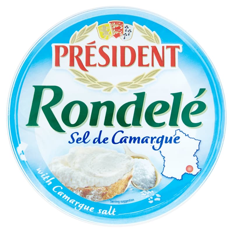 Président Rondelé Cheese with Sea Salt